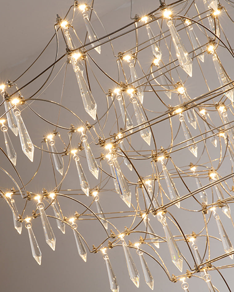 Diff Large Sculptural Crystal Chandelier-DF2201