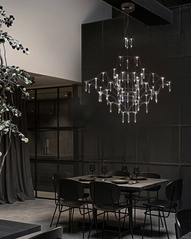Diff Large Sculptural Crystal Chandelier-DF2201