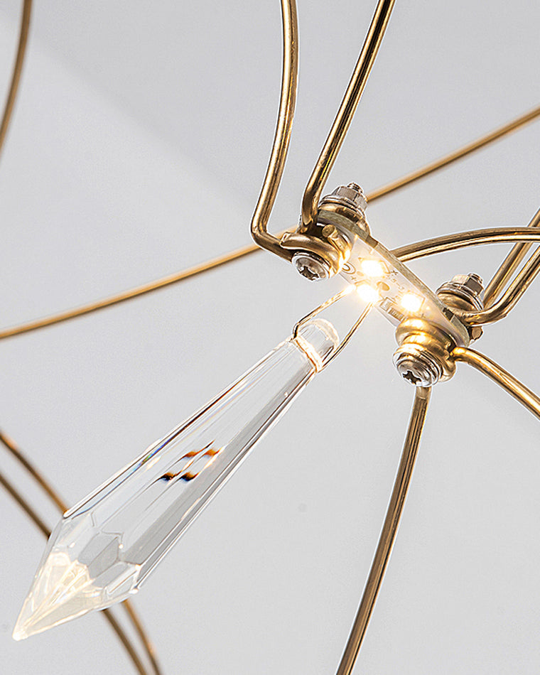 Diff Large Sculptural Crystal Chandelier-DF2201