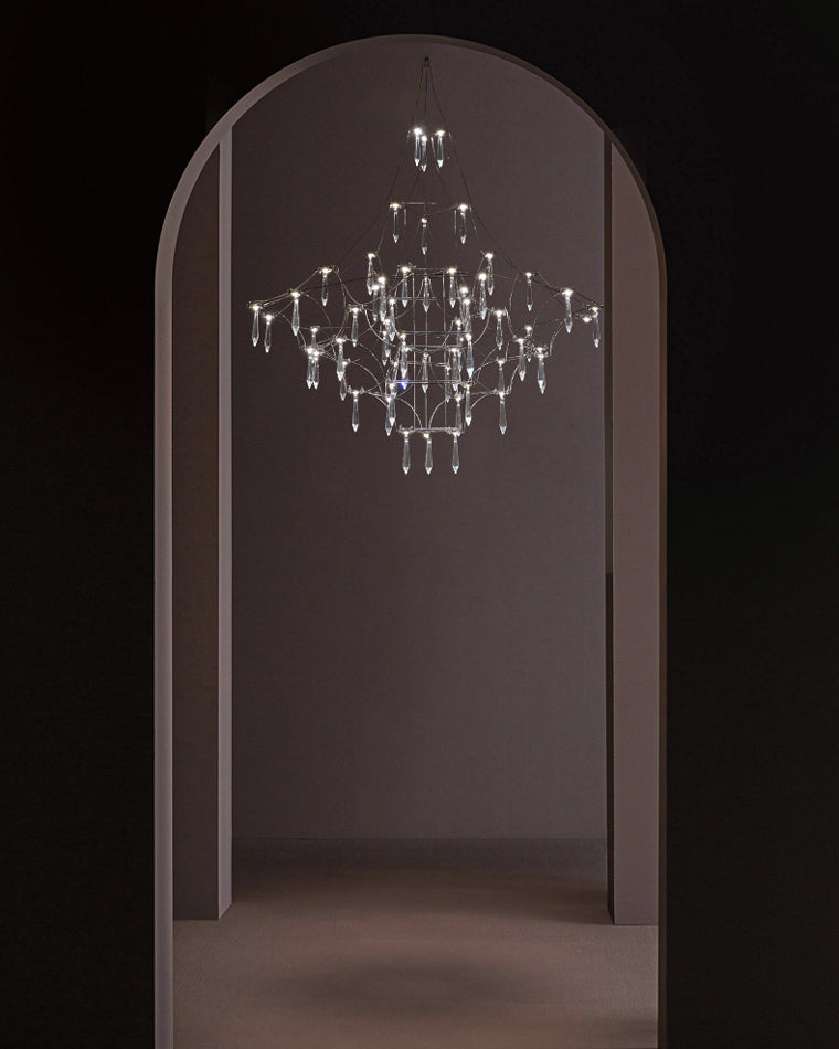 Diff Large Sculptural Crystal Chandelier-DF2201