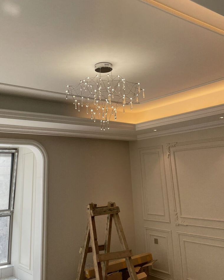 Diff Large Sculptural Crystal Chandelier-DF2201