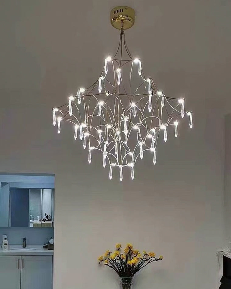 Diff Large Sculptural Crystal Chandelier-DF2201