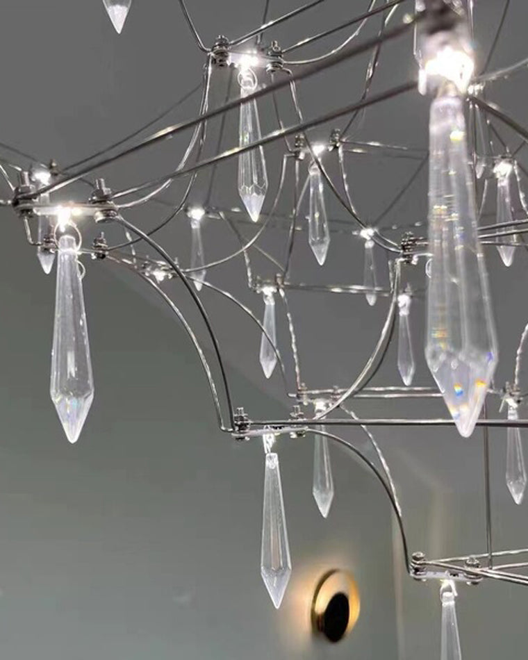 Diff Large Sculptural Crystal Chandelier-DF2201