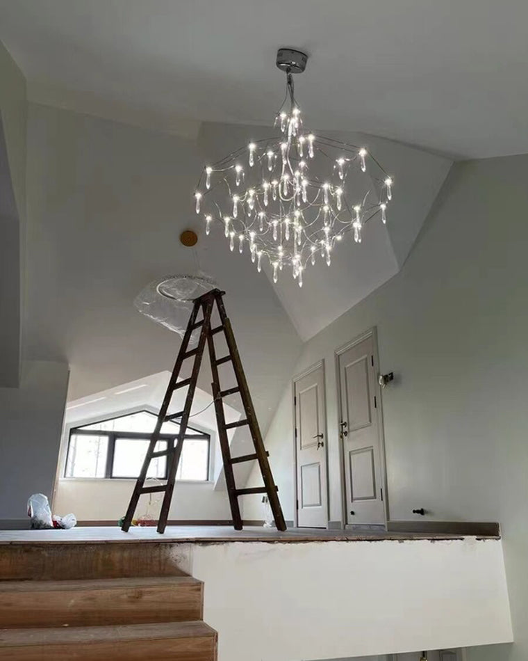 Diff Large Sculptural Crystal Chandelier-DF2201