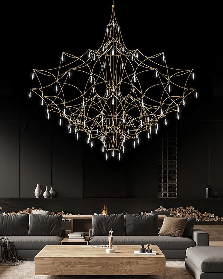 Diff Large Sculptural Crystal Chandelier-DF2201