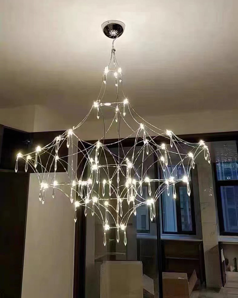 Diff Large Sculptural Crystal Chandelier-DF2201