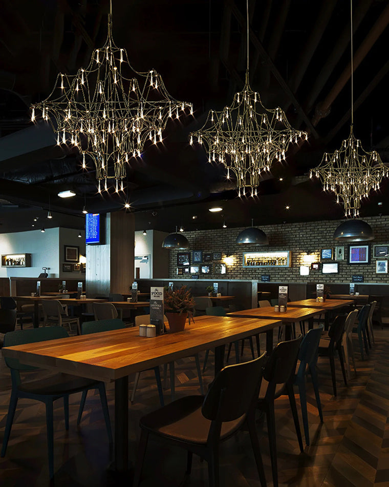 Diff Large Sculptural Crystal Chandelier-DF2201