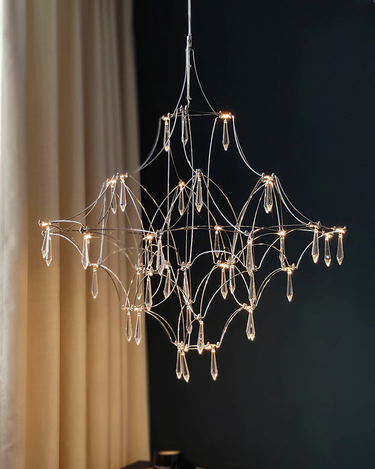 Diff Large Sculptural Crystal Chandelier-DF2201