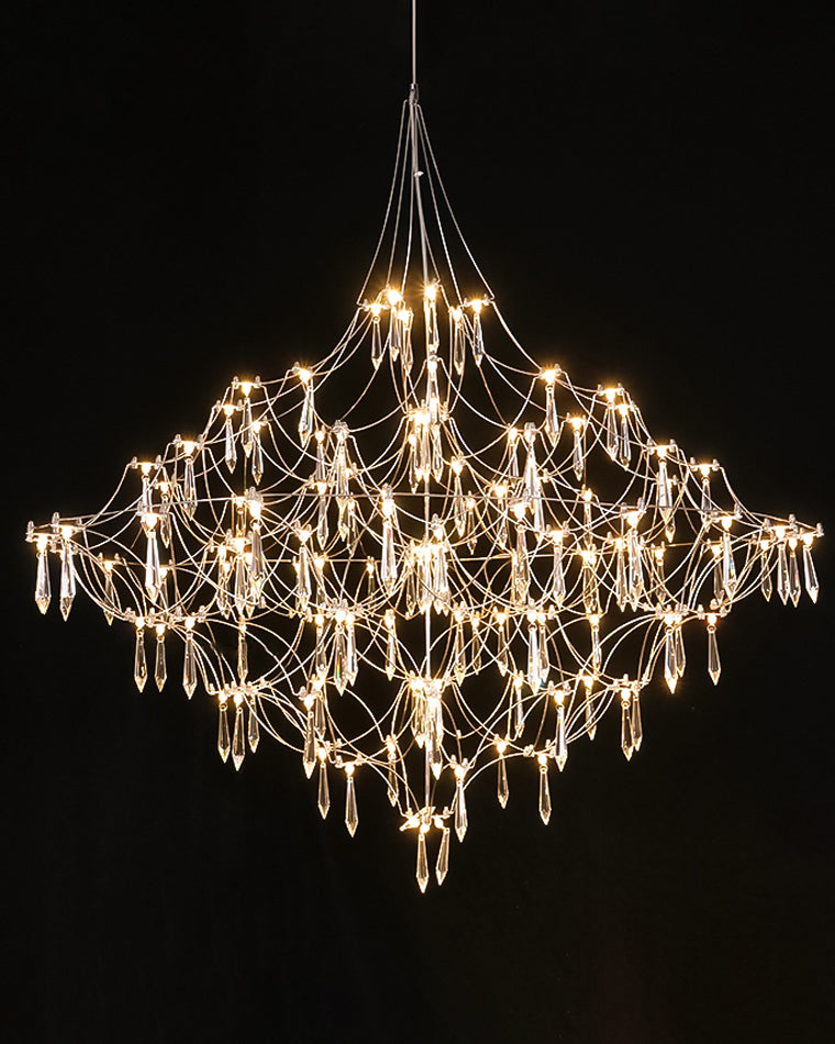 Diff Large Sculptural Crystal Chandelier-DF2201