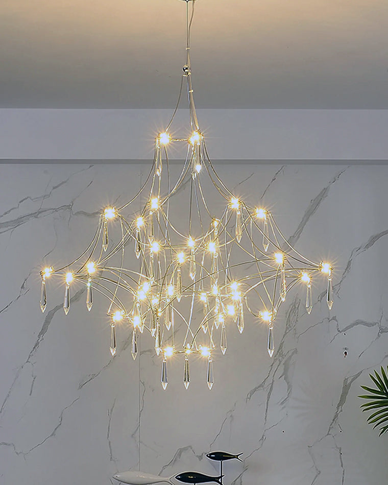 Diff Large Sculptural Crystal Chandelier-DF2201