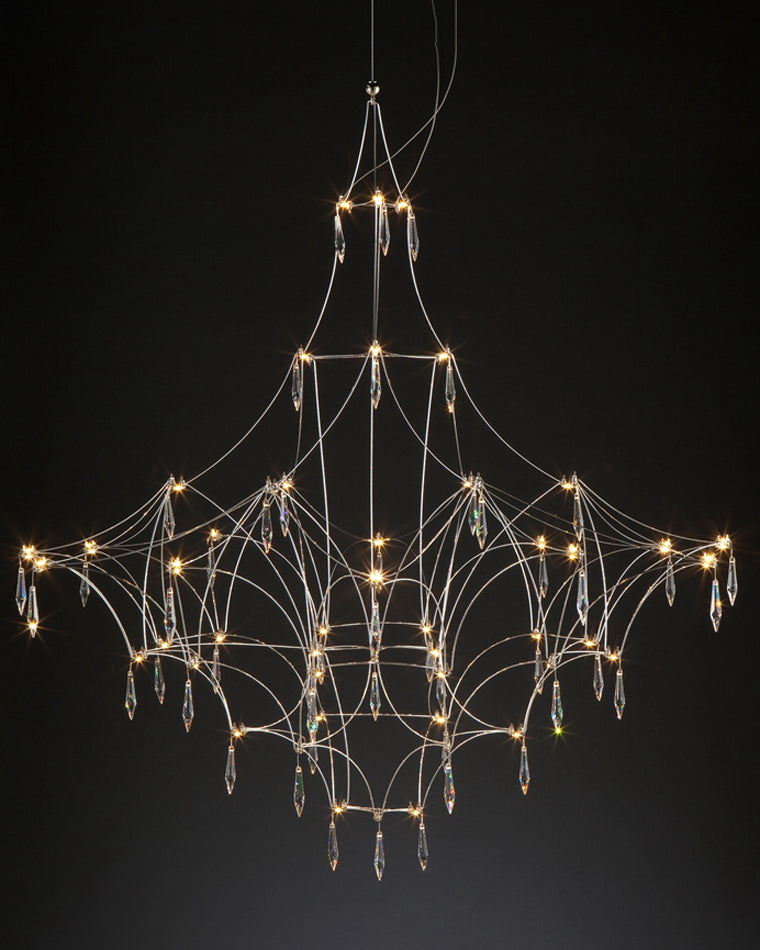 Diff Large Sculptural Crystal Chandelier-DF2201