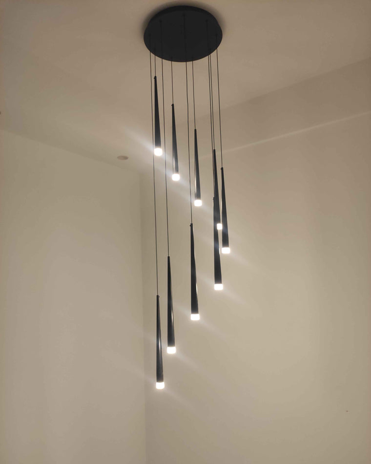 Diff Cone Spiral Staircase Chandelier-DF2204