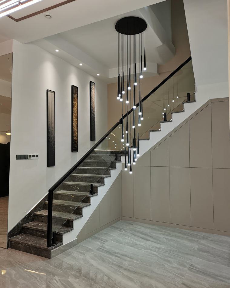 Diff Cone Spiral Staircase Chandelier-DF2204