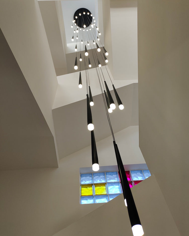 Diff Cone Spiral Staircase Chandelier-DF2204