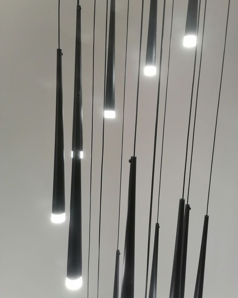 Diff Cone Spiral Staircase Chandelier-DF2204