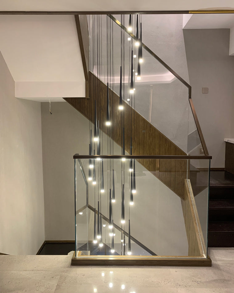 Diff Cone Spiral Staircase Chandelier-DF2204