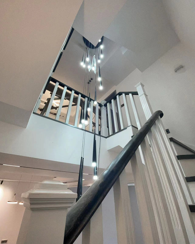 Diff Cone Spiral Staircase Chandelier-DF2204