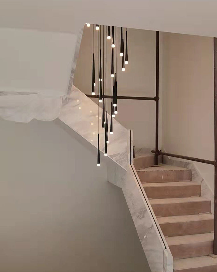 Diff Cone Spiral Staircase Chandelier-DF2204