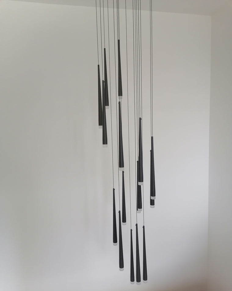 Diff Cone Spiral Staircase Chandelier-DF2204