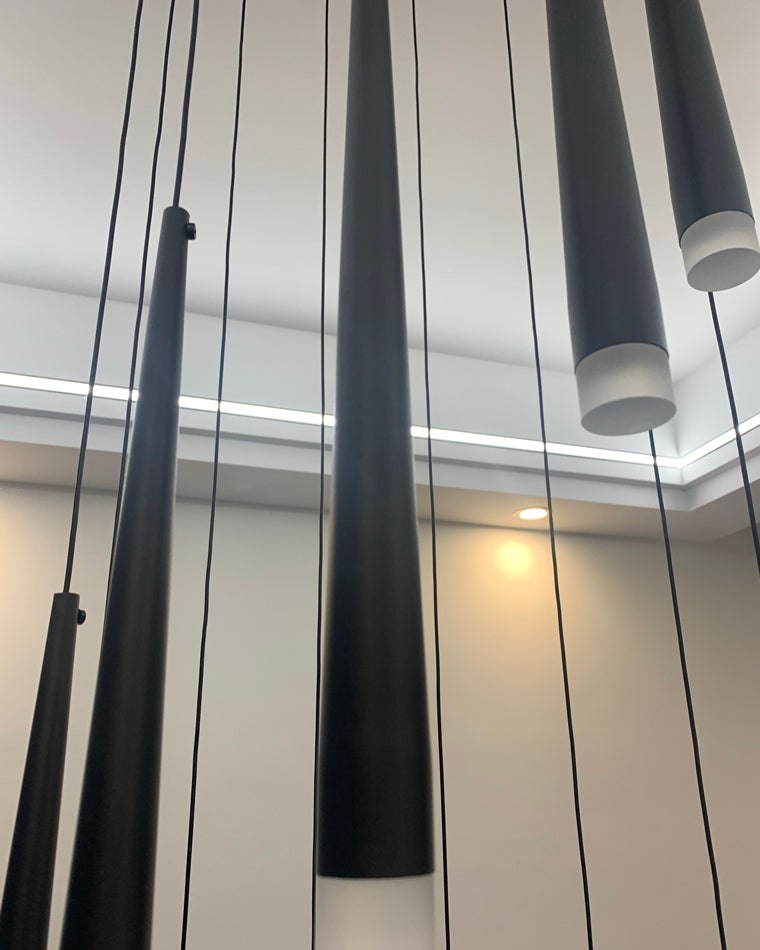 Diff Cone Spiral Staircase Chandelier-DF2204