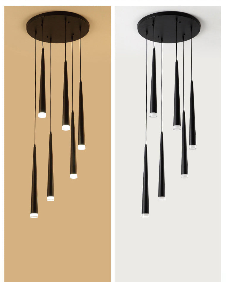 Diff Cone Spiral Staircase Chandelier-DF2204