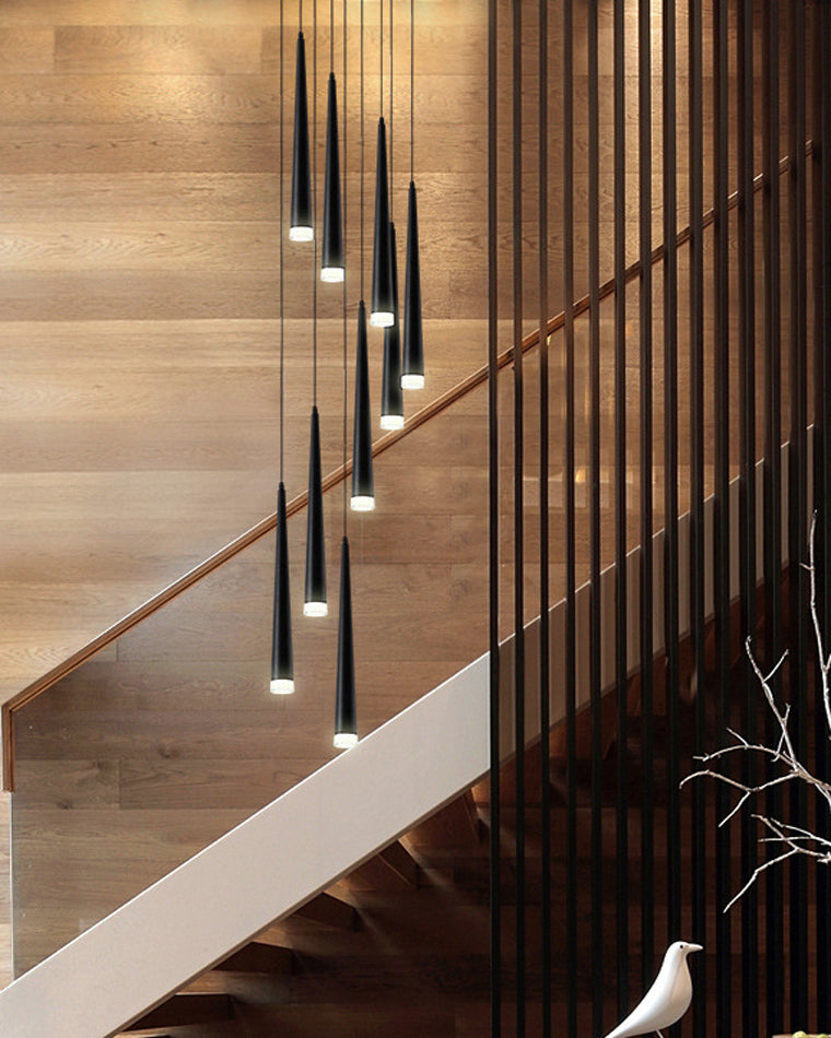 Diff Cone Spiral Staircase Chandelier-DF2204