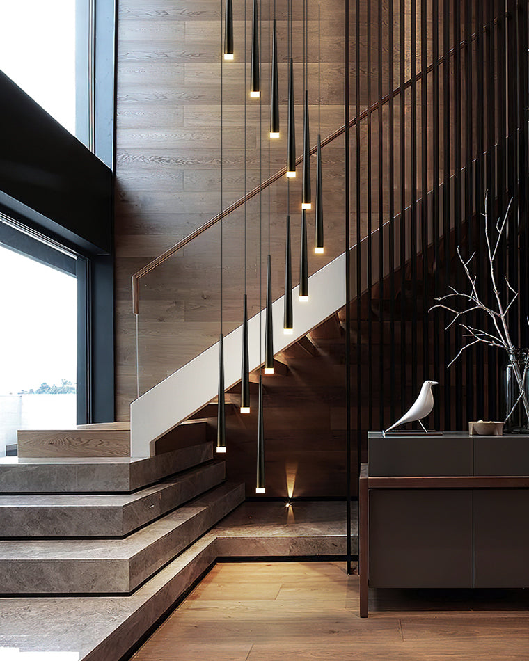 Diff Cone Spiral Staircase Chandelier-DF2204