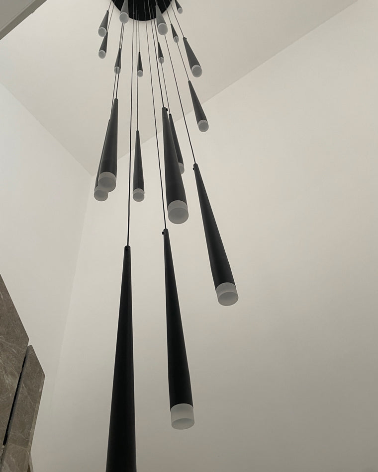 Diff Cone Spiral Staircase Chandelier-DF2204