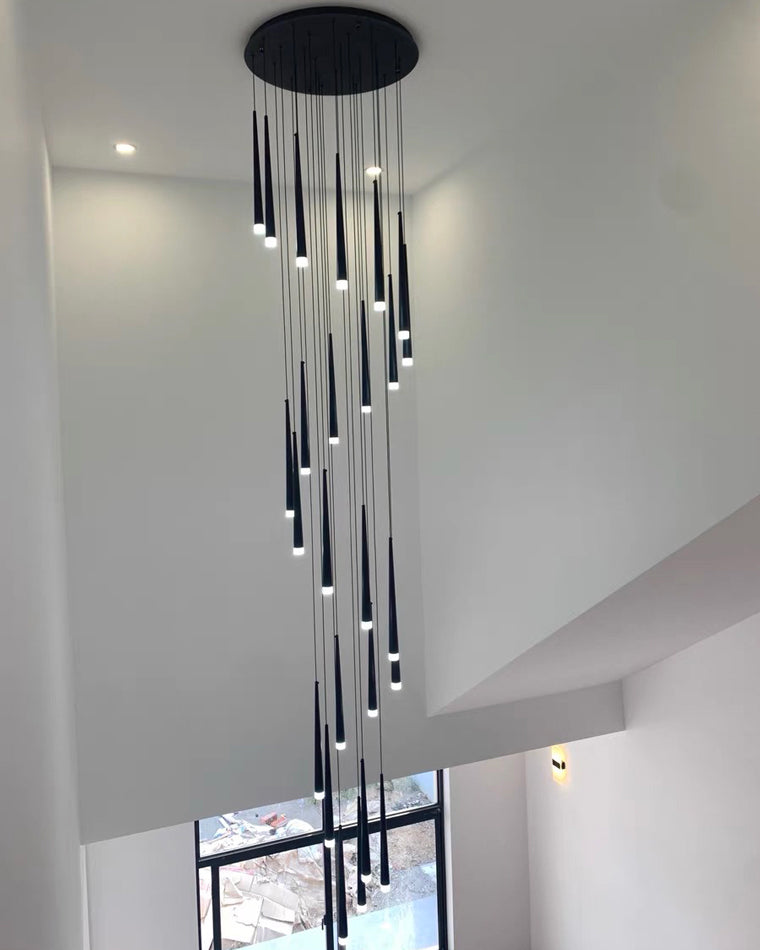 Diff Cone Spiral Staircase Chandelier-DF2204