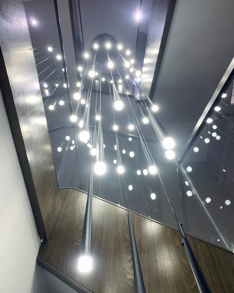 Diff Cone Spiral Staircase Chandelier-DF2204