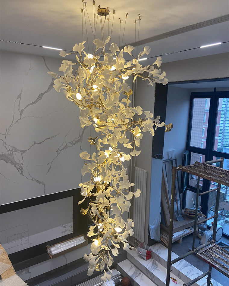 Diff Ginkgo Long Staircase Chandelier-DF2206