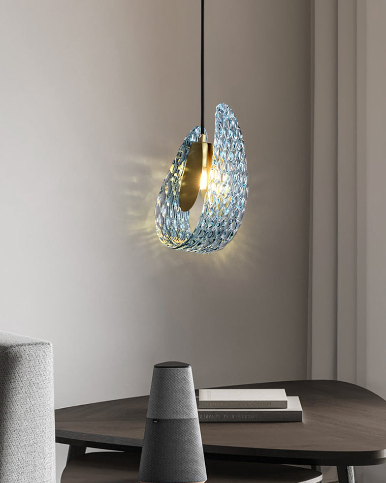 Diff Peacock Leaf Glass Chandelier-DF2213