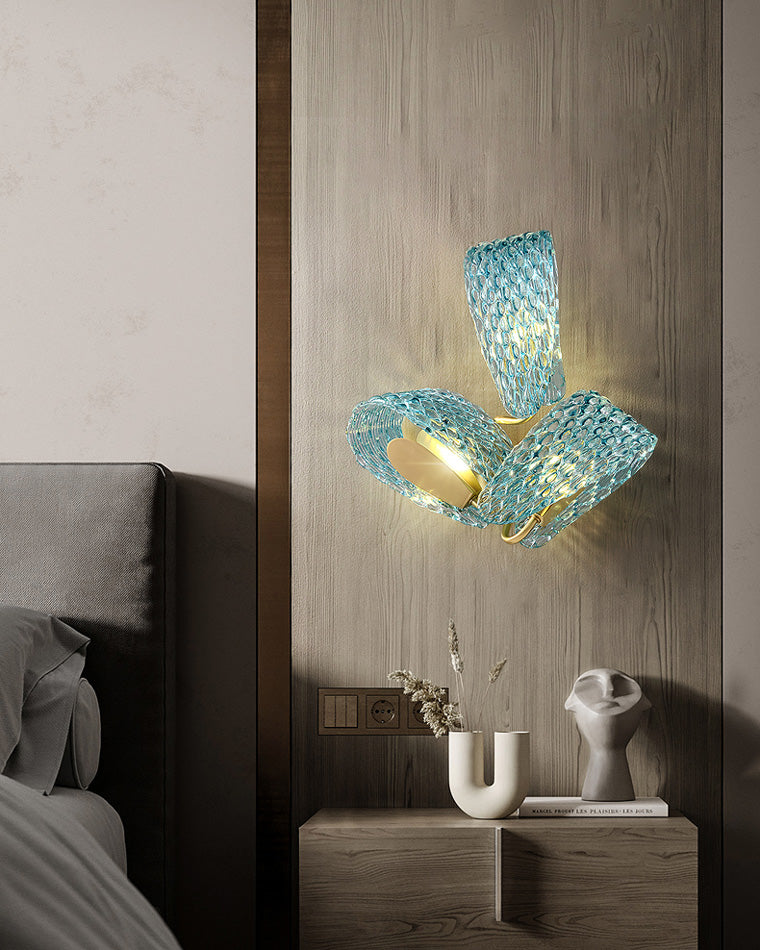 Diff Peacock Leaf Glass Chandelier-DF2213
