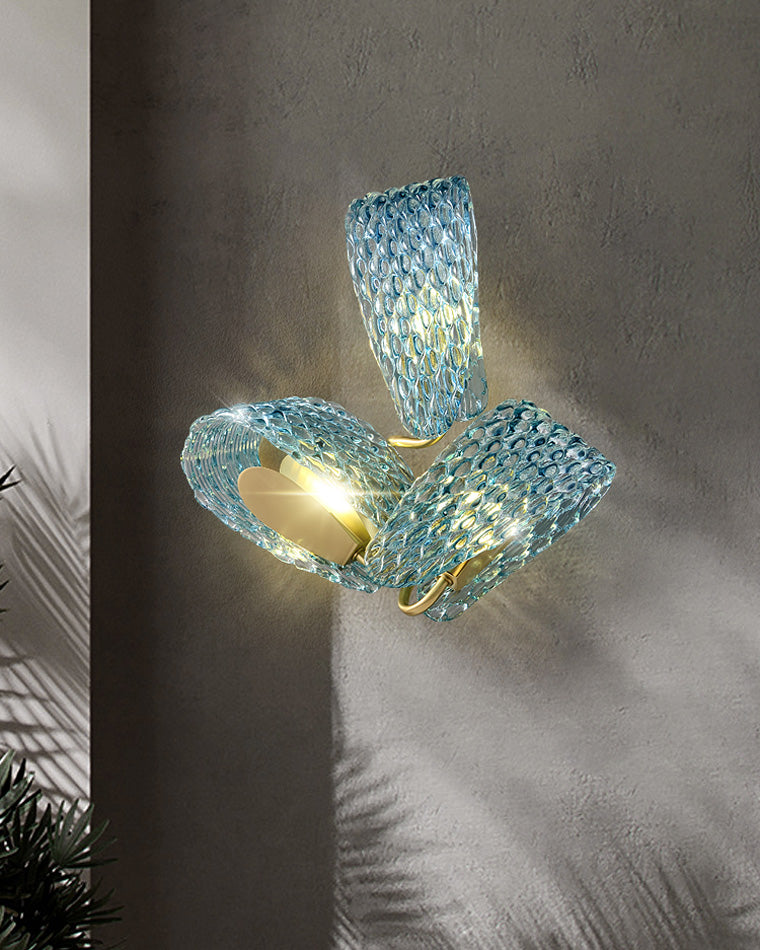 Diff Peacock Leaf Glass Chandelier-DF2213