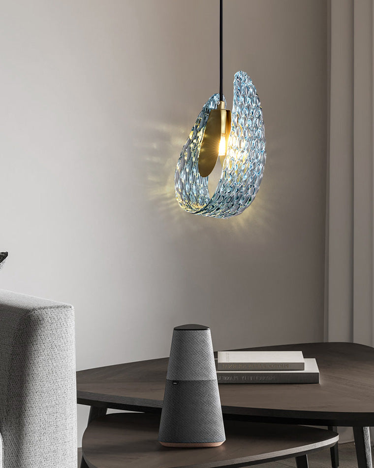 Diff Peacock Leaf Glass Chandelier-DF2213