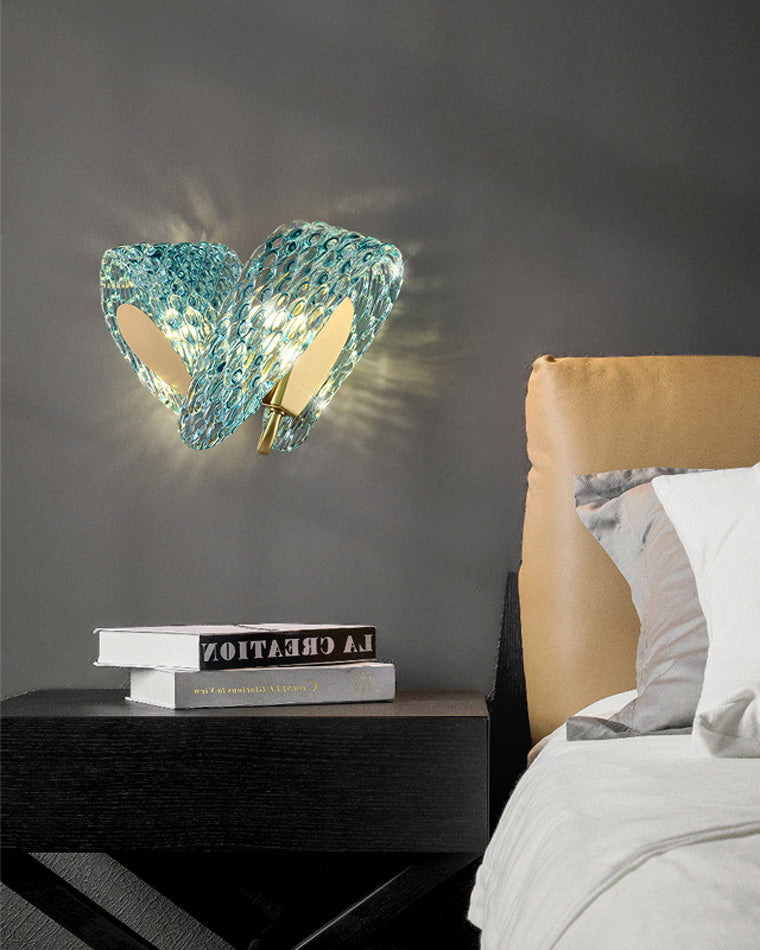 Diff Peacock Leaf Glass Chandelier-DF2213
