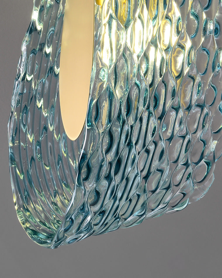 Diff Peacock Leaf Glass Chandelier-DF2213