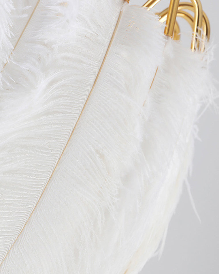 Diff Feather Round Chandelier-DF2215