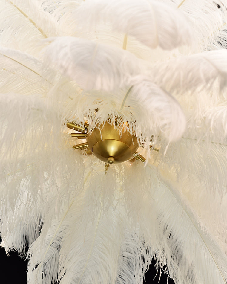 Diff Palm Feather Chandelier-DF2216