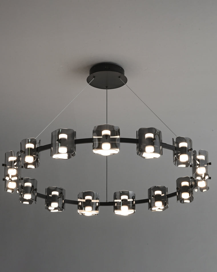 Diff Circular Glass Chandelier-DF2218