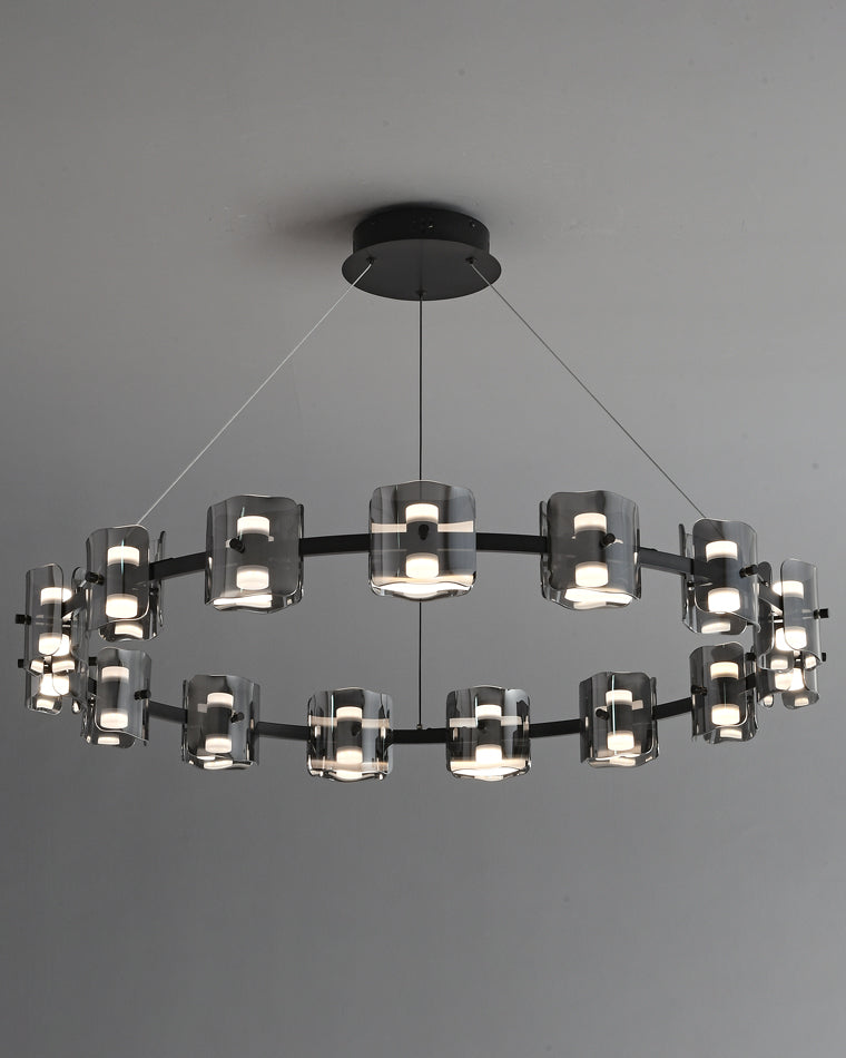 Diff Circular Glass Chandelier-DF2218