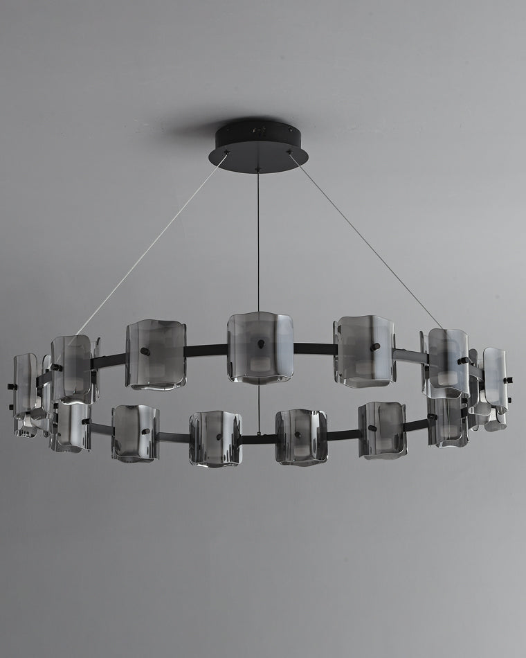 Diff Circular Glass Chandelier-DF2218