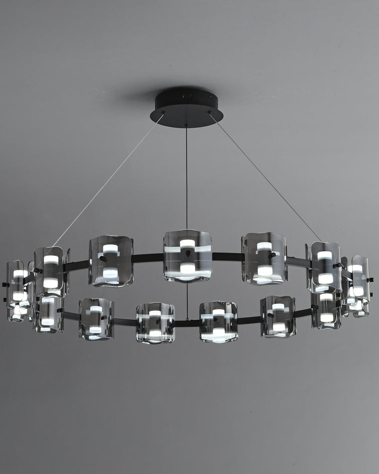 Diff Circular Glass Chandelier-DF2218