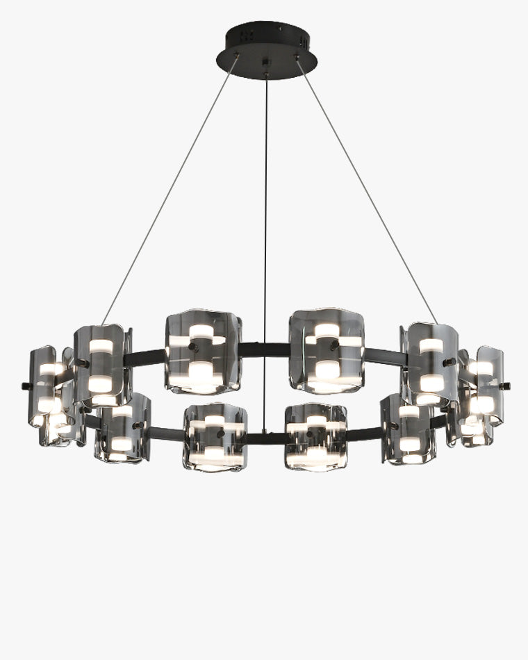 Diff Circular Glass Chandelier-DF2218