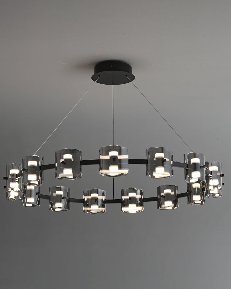 Diff Circular Glass Chandelier-DF2218