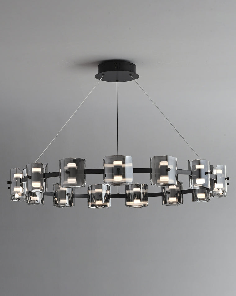 Diff Circular Glass Chandelier-DF2218