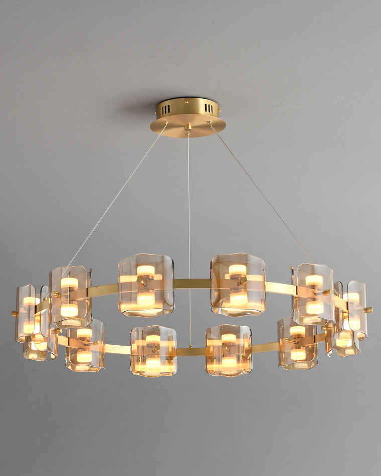 Diff Circular Glass Chandelier-DF2218