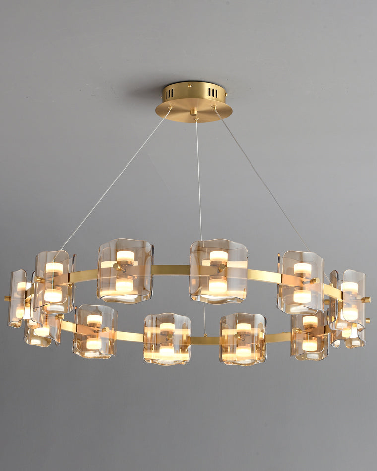 Diff Circular Glass Chandelier-DF2218