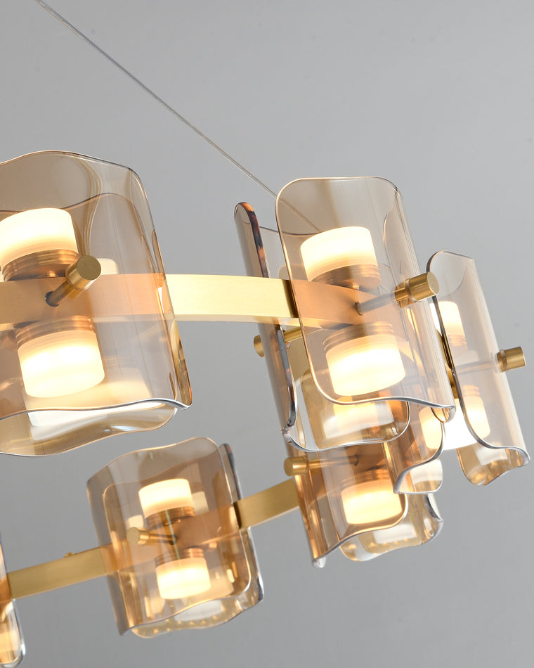 Diff Circular Glass Chandelier-DF2218