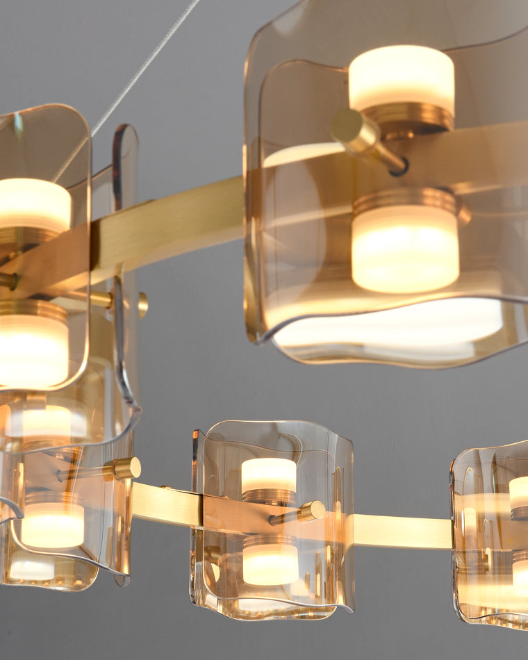 Diff Circular Glass Chandelier-DF2218